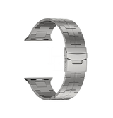 Apple Watch 38mm | Apple Watch (38/40/SE/41/42mm) - L'Empiri™ X35 Ægte Titanium Rem - Grå - DELUXECOVERS.DK
