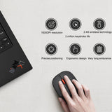 TrådløsMus | Lenovo® ThinkPlus | Trådløs Mus til Mac / Windows - 2.4GHz - Sort - DELUXECOVERS.DK