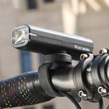 Cykel lygte | Cykel Forlygte LED - Vandtæt m. Digitalt Batteridisplay - West-Biking® - DELUXECOVERS.DK