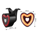 Cykel lygte | Cykel baglygte m. Bremsesensor og Advarselslys - West-Biking® - DELUXECOVERS.DK