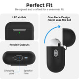 Airpods Pro 3 | AirPods Pro 3 | AhaStyle® Silikone Cover Med Strop - Sort - DELUXECOVERS.DK