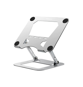 Mobil Stander | Lenovo® ThinkPlus | Ergonomisk Stander til Computer / MacBook - Sølv - DELUXECOVERS.DK