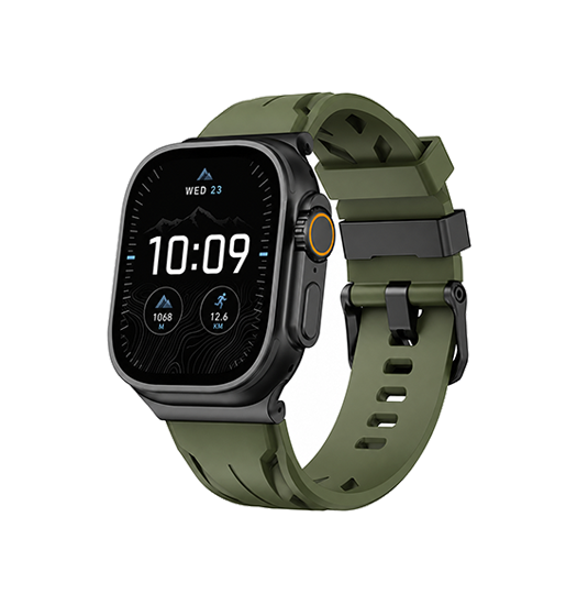 Apple Watch 42-49mm | Apple Watch (42/44/SE/45/46/49mm) - TrailHunter™ Outdoor Sportsrem - Armygrøn - DELUXECOVERS.DK
