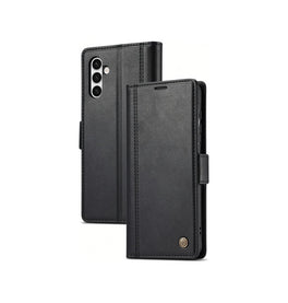 Samsung Galaxy S24 Plus | Samsung Galaxy S24 Plus - LC.IMEEKE™ Læder Cover M. Kortholder - Sort - DELUXECOVERS.DK