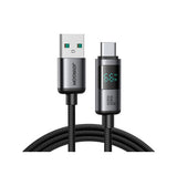 JOYROOM™ | USB-A Til USB-C - Oplade Kabel M. Digitalt Display - 66W - 2M