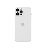 iPhone 13 Pro | <AAA>iPhone 13 Pro - Ultratynd Matte Series Cover V.2.0 - Hvid/Klar - DELUXECOVERS.DK