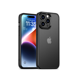 iPhone 15 Pro | iPhone 15 Pro - NovoShield™ Silikone Cover - Sort - DELUXECOVERS.DK