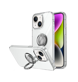 iPhone 15 | iPhone 15 - DeLX™ Silikone Cover M. Ring - Gennemsigtig - DELUXECOVERS.DK