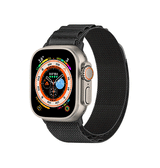 Apple Watch 42mm | Apple Watch (42/44/SE/45mm & Ultra) - L'Empiri™ Nylon Shift Rem - Sort - DELUXECOVERS.DK