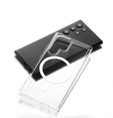 Samsung Galaxy S25 Ultra | Samsung Galaxy S25 Ultra - DeLX™ MagSafe Silikone Cover - Gennemsigtig - DELUXECOVERS.DK