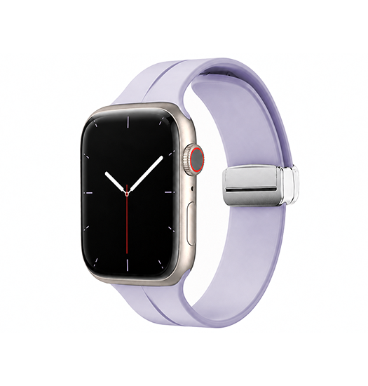 Apple Watch (38/40/SE/41/42mm) - S-Line™ Silikone Rem - Lavendel