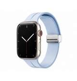 Apple Watch (38/40/SE/41/42mm) - S-Line™ Silikone Rem - Lyseblå