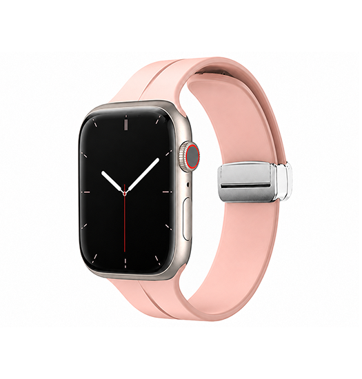 Apple Watch (38/40/SE/41/42mm) - S-Line™ Silikone Rem - Pink