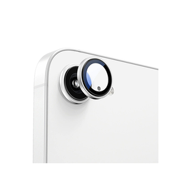 iPhone Beskyttelsesglas | iPhone 17e / 16e - NTJO™ 9H Kamera Linse Beskyttelsesglas - Sølv - DELUXECOVERS.DK