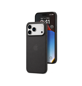 iPhone 17 Pro Max | iPhone 17 Pro Max - Ultratynd Matte Series Cover V.2.0 - Grå/Klar - DELUXECOVERS.DK