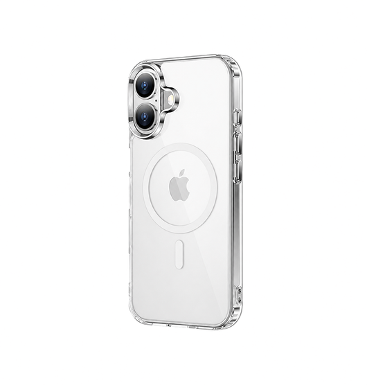 iPhone 16 Plus | iPhone 16 Plus - DeLX™ MagSafe Silikone Cover - Gennemsigtig - DELUXECOVERS.DK