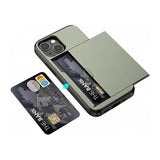 iPhone 13 Mini | iPhone 13 Mini - Deluxe™ Håndværker Cover M. Kortholder - Army - DELUXECOVERS.DK