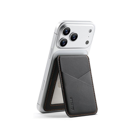 Mobil kortholder | <X>ESEBLE™ - RFID Læder Kortholder til iPhone - M. MagSafe - Sort - DELUXECOVERS.DK