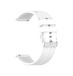 Samsung Galaxy Watch 6 Classic | Samsung Galaxy Watch 6 Classic (43/47mm) -  ACTIVE™ Velo Silikone Rem - Hvid - DELUXECOVERS.DK
