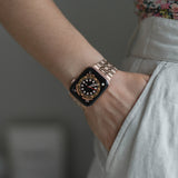 Apple Watch 38mm | Apple Watch (38/40/SE/41mm) - Butterfly Stål Urlænke - Rose - DELUXECOVERS.DK