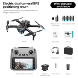 Drone | Professionel Drone V.2.0 - 4K Dual Kamera - Brushless - GPS - Sort - DELUXECOVERS.DK