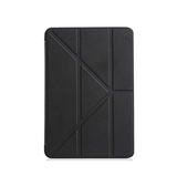 iPad Pro 12,9 (2020) | iPad Pro 12,9" (2020) - Orgami Trifold Læder Cover M. Stander - Sort - DELUXECOVERS.DK