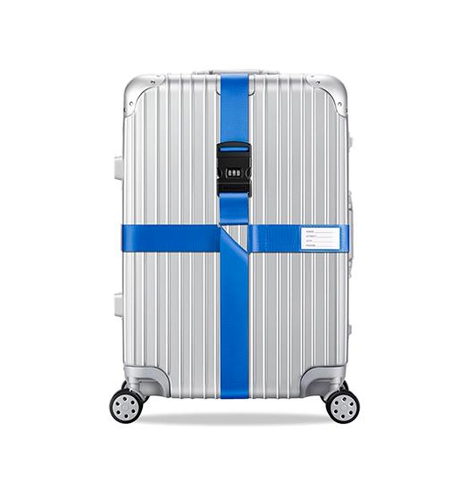 Tilbehør | Baggagerem m. kodelås - Premium - Blå - Travel-tech™ - DELUXECOVERS.DK
