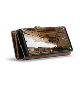 Samsung Galaxy S25 Ultra | Samsung Galaxy S25 Ultra - CaseMe™ Multifunktionel Læder Etui / Pung - Brun - DELUXECOVERS.DK