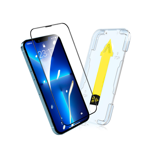 iPhone Beskyttelsesglas | iPhone 13 Pro Max - ENKAY™ 9H Beskyttelsesglas m. Nem Installation - DELUXECOVERS.DK
