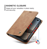 CaseMe™ Noble Læder Etui / Pung - DELUXECOVERS.DK