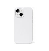 iPhone 15 | iPhone 15 - DeLX™ Pastel Silikone Cover - Hvid/Lysegrå - DELUXECOVERS.DK