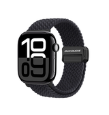 Apple Watch 42mm | Apple Watch (42/44/SE/45/46/49mm) - DUX DUCIS™ Interwoven Nylon Rem - Midnight - DELUXECOVERS.DK