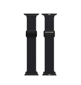 Apple Watch 42mm | Apple Watch (42/44/SE/45/46/49mm) - DUX DUCIS™ Interwoven Nylon Rem - Midnight - DELUXECOVERS.DK
