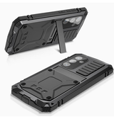 Samsung Galaxy S25 | <AAA>Samsung Galaxy S25 - R-JUST™ Safeguard Vandtæt 360 °Cover - Sort - DELUXECOVERS.DK
