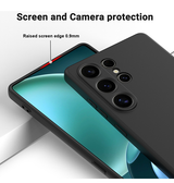 Samsung Galaxy S25 Ultra | Samsung Galaxy S25 Ultra - Deluxe™ Soft Touch Silikone Cover - Sort - DELUXECOVERS.DK