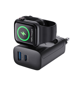 Vægoplader | Apple Watch - MagCold™ Trådløs Oplader & Vægoplader - 23W - Sort - DELUXECOVERS.DK