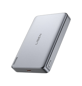 Powerbank | LISEN™ - 5W, 15W, 22,5W MagSafe Powerbank 10.000 mAh - Grå - DELUXECOVERS.DK