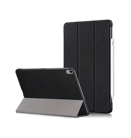 iPad Pro 11 (2018) | iPad Pro 11" (2018) - NX Design™ Smart Trifold PU Læder Cover - Sort - DELUXECOVERS.DK