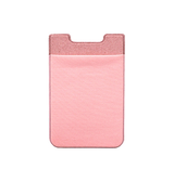 Mobil kortholder | LUX™ - NYLON Pung Kreditkort Holder Stick On - Rose/Lyserød - DELUXECOVERS.DK