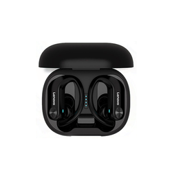 Høretelefoner og Headset | Lenovo® | 4Run Wireless Løbe/Fitness Ear Buds - Sort - DELUXECOVERS.DK