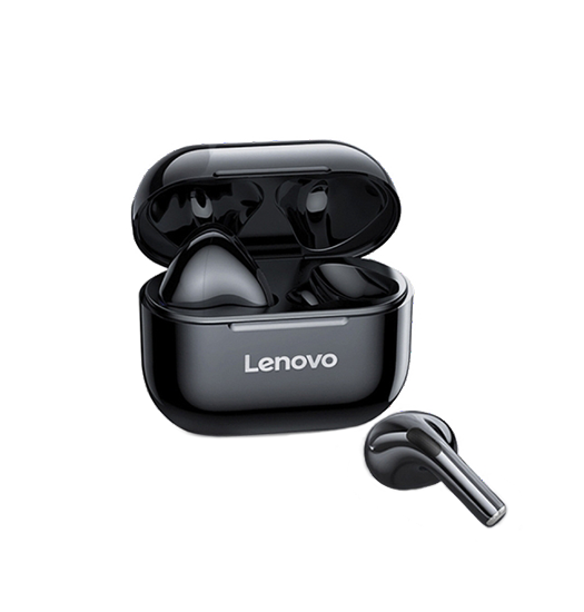Høretelefoner og Headset | Lenovo® | LP40 trådløse In-Ear Headset - BT 5.0 - Sort - DELUXECOVERS.DK