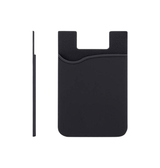 Mobil kortholder | Silikone Stick-on Kortholder til Mobil - Sort - DELUXECOVERS.DK