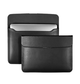 Macbook Sleeve | MacBook 15" - L'Empiri™ Verona Læder Sleeve - Sort - DELUXECOVERS.DK