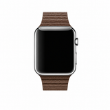 Apple Watch 38-42mm | Apple Watch (38/40/SE/41/42mm) - Valence™ Loop Læder Rem - Brun - DELUXECOVERS.DK