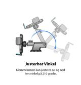 Mobilholder | JOYROOM™ - Universal Bilholder Til Forruden / Instrumentbrættet - Sort - DELUXECOVERS.DK