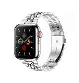 Apple Watch 38-42mm | Apple Watch (38/40/SE/41/42mm) - Butterfly Stål Urlænke - Sølv - DELUXECOVERS.DK