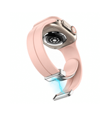 Apple Watch 38-42mm | Apple Watch (38/40/SE/41/42mm) - S-Line™ Silikone Rem - Pink - DELUXECOVERS.DK
