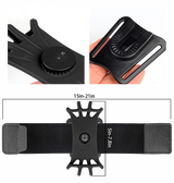 iPhone Løbeudstyr | iPhone 16 Plus - Fit4Run™ Sports / Løbearmbånd - Sort - DELUXECOVERS.DK