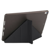 iPad Air 4/5 | iPad Air 4/5 (2020/2022) - Orgami Trifold Læder Cover M. Stander - Sort - DELUXECOVERS.DK