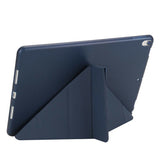 iPad 10.9" (2022) | iPad 10.9" 2022 (10th gen) - Orgami Trifold Læder Cover M. Stander - Navy - DELUXECOVERS.DK